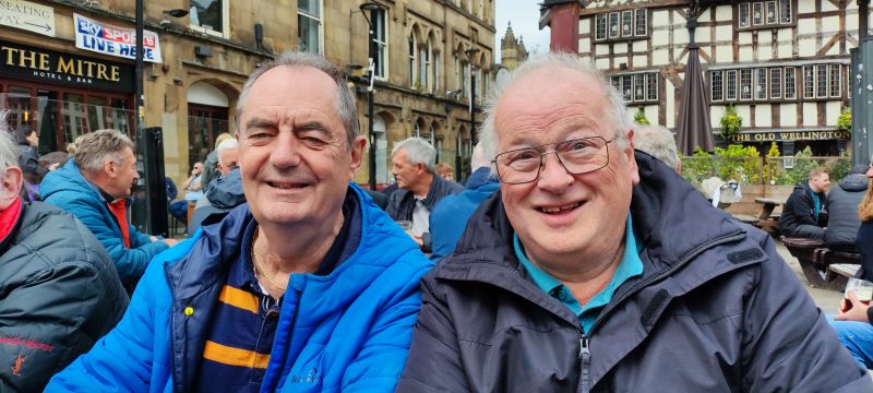 Dave Law and Graham Whiteside